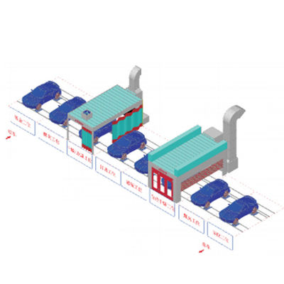 Phòng xịt sơn xe hơi nướng bánh phòng chuẩn bị ô tô sơn đường