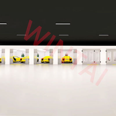 Phòng xịt sơn xe hơi nướng bánh phòng chuẩn bị ô tô sơn đường