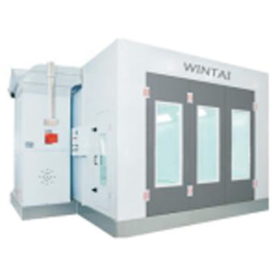 Buồng phun sơn ô tô gia nhiệt hồng ngoại bao gồm bệ đỡ