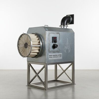 Hệ thống sưởi ấm diesel Cửa xả ô tô với bộ lọc túi lọc và cấu trúc thép 300mm