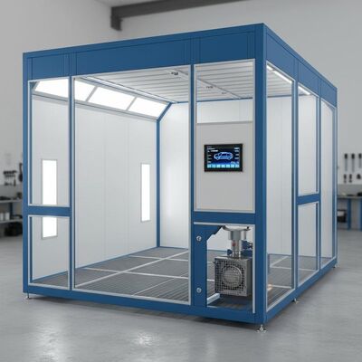G10 Diesel Burner Car Spray Booth với bảng điều khiển kỹ thuật số và cấu trúc thép 300mm cho sơn ô tô