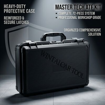 72-Piece Master Tech ATF Adapter Kit Dịch vụ truyền tải chuyên nghiệp Giải pháp hội thảo hoàn chỉnh
